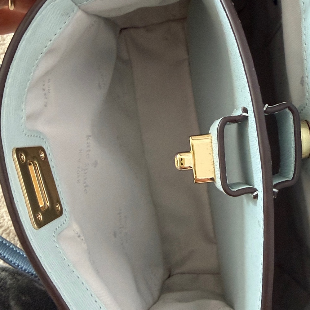 Kate Spade floral appliqué crossbody satchel - Picture 5 of 9